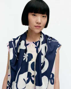 Asusteet Marimekko Huivit^Ju00E5Hha Nokturno Puuvilla-Silkkisekoitehuivi