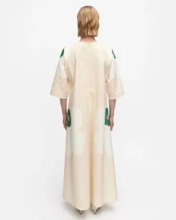 Vaatteet Marimekko Mekot^Kaiku Heijastus Unikko Puuvillapellavamekko