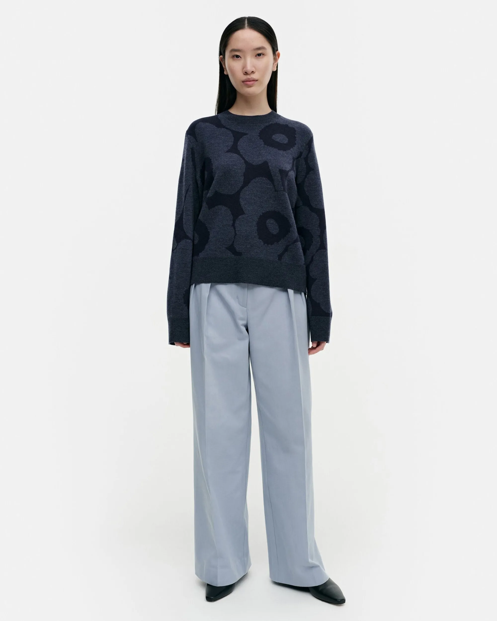 Vaatteet Marimekko Neuleet^Kalotti Unikko Villaneulepusero