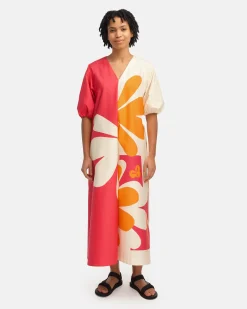 Vaatteet Marimekko Mekot^Karkelo Kolmikko Puuvillamekko