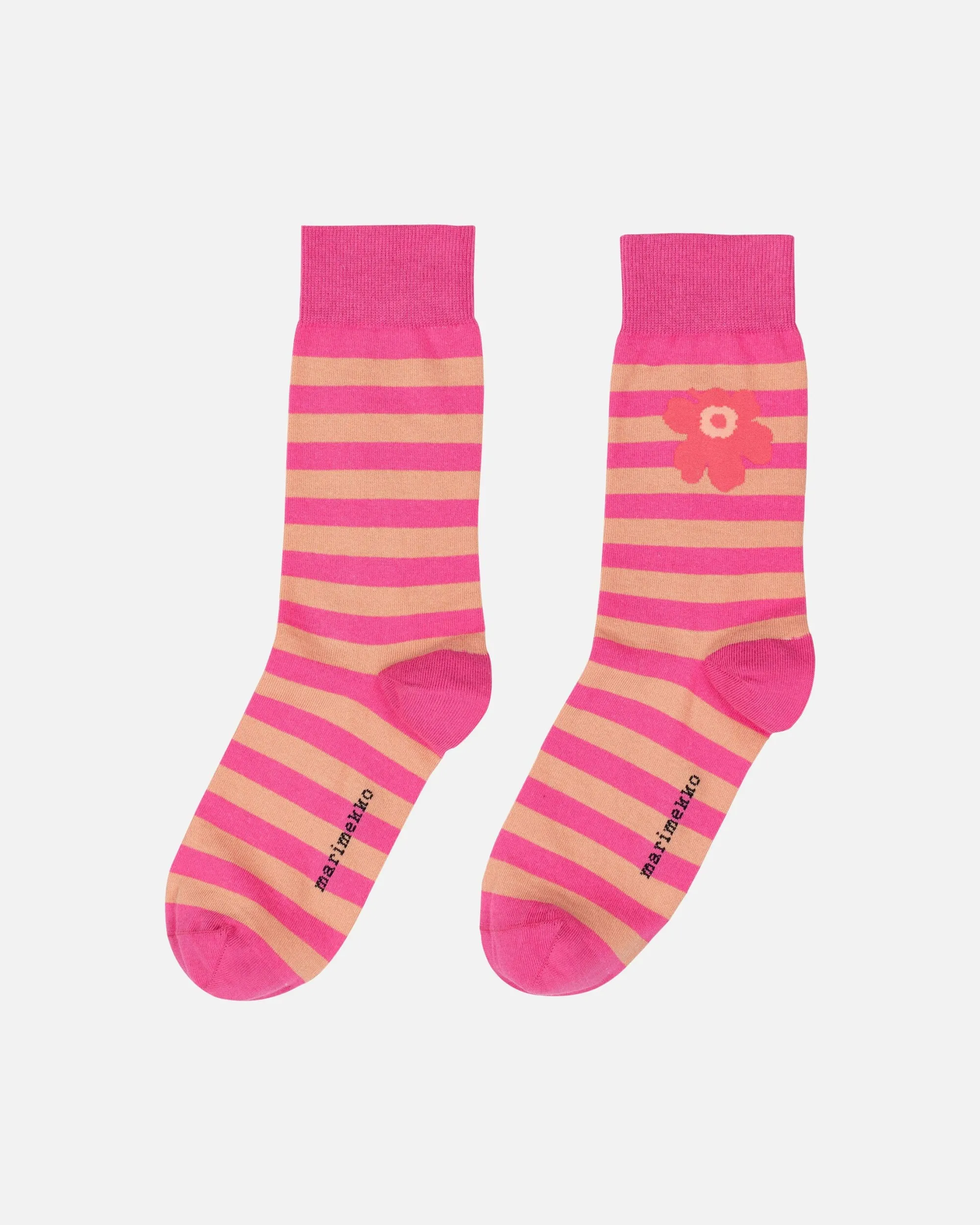 Asusteet Marimekko Sukat^Kasvaa Tasaraita Unikko One Sukat