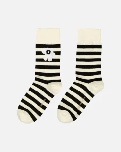 Asusteet Marimekko Sukat^Kasvaa Tasaraita Unikko One Sukat