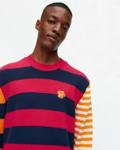 Vaatteet Marimekko Unisex^Kioski Kesu00E4Koju Maalis Patja Puuvillaneulepaita