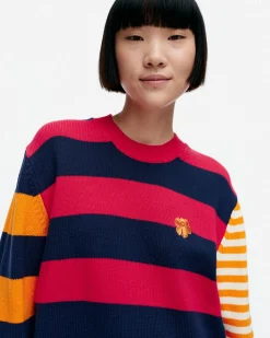 Vaatteet Marimekko Unisex^Kioski Kesu00E4Koju Maalis Patja Puuvillaneulepaita