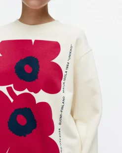 Vaatteet Marimekko Unisex^Kioski Loisto Unikko Placement Collegepaita