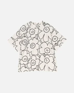 Vaatteet Marimekko Paidat Ja Tunikat^Kioski Nopeus Pieni Piirto Unikko T-Paita