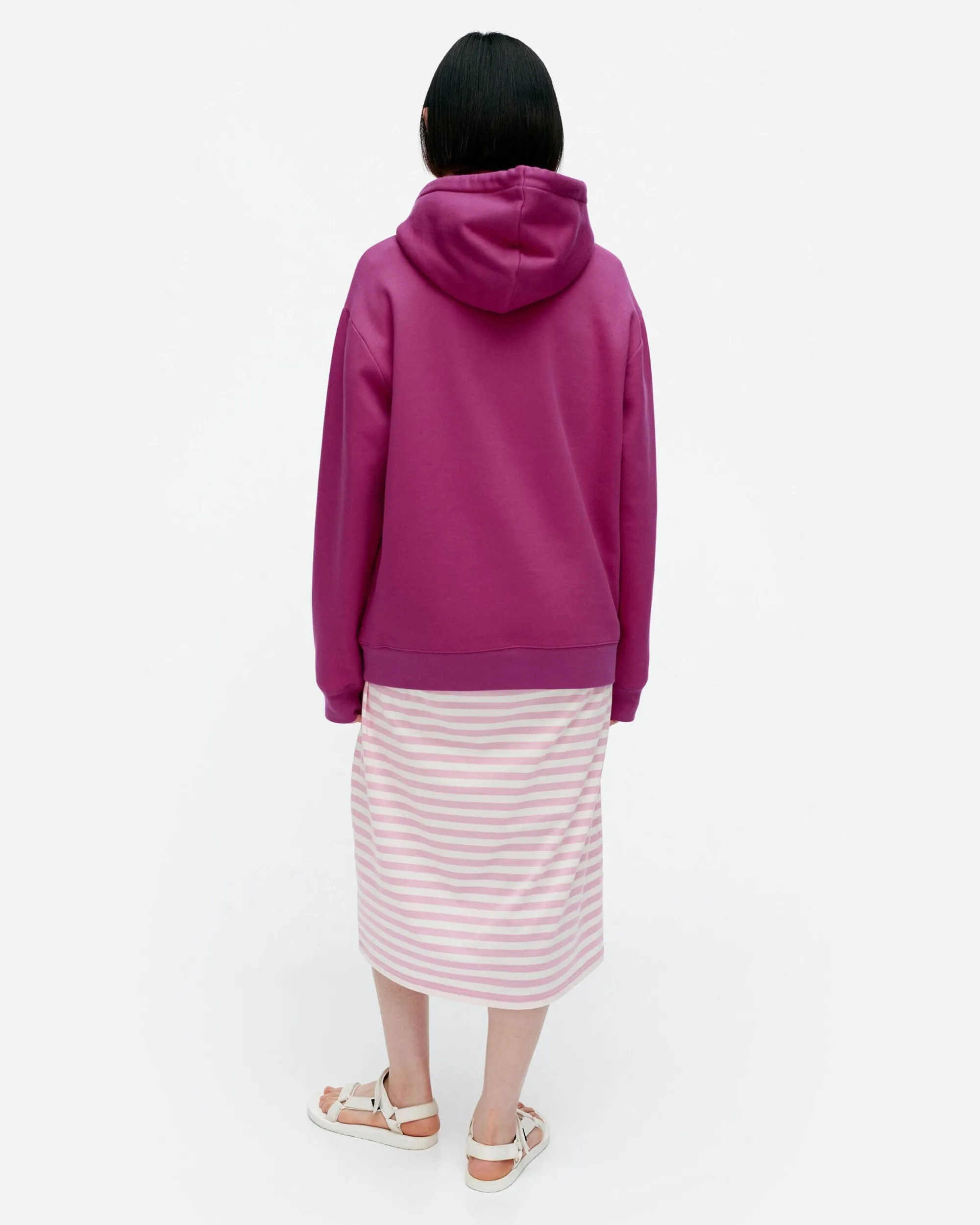 Vaatteet Marimekko Unisex^Kioski Runoja Unikko Placement Huppari