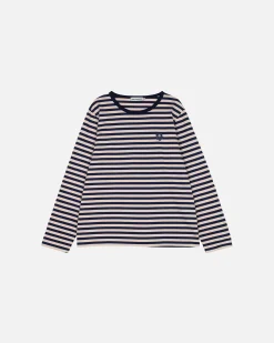 Vaatteet Marimekko Paidat Ja Tunikat^Kioski Tasaraita Men Longsleeve Trikoopaita