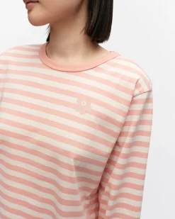 Vaatteet Marimekko Paidat Ja Tunikat^Kioski Tasaraita Relaxed Longsleeve Trikoopaita