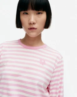 Vaatteet Marimekko Paidat Ja Tunikat^Kioski Tasaraita Relaxed Longsleeve Trikoopaita