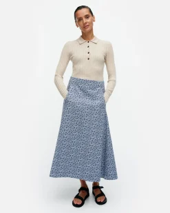 Vaatteet Marimekko Hameet^Koski Unikko Puuvillahame