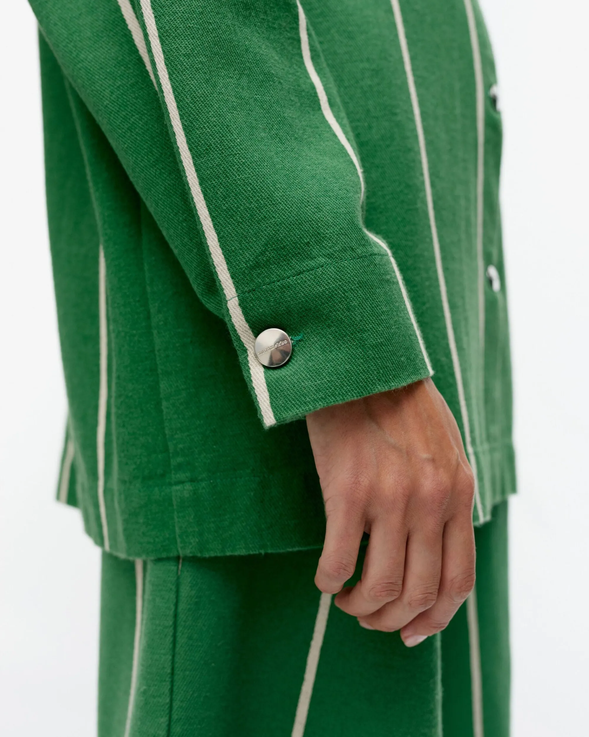 Vaatteet Marimekko Takit Ja Jakut^Kulmat Vesi Puuvillapellavapaitatakki