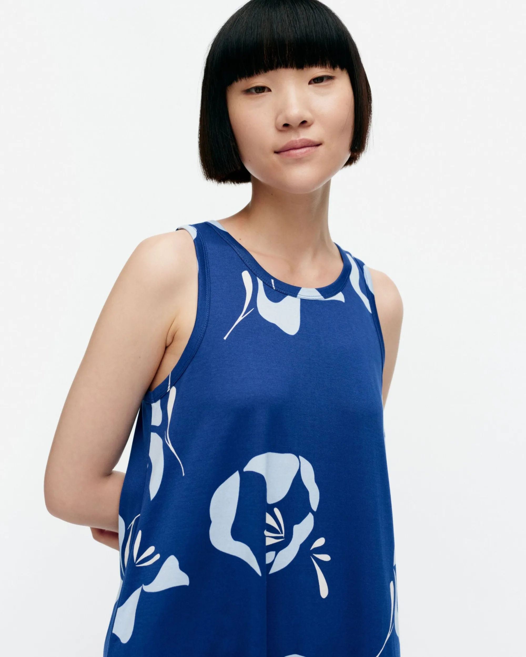 Vaatteet Marimekko Mekot^Liplatus Helakka Trikoomekko