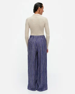 Vaatteet Marimekko Housut^Merivirta Piccolo Pellavahousut