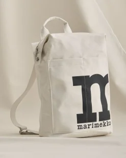 Laukut Marimekko Kangaslaukut^Mono Backpack Solid Reppu