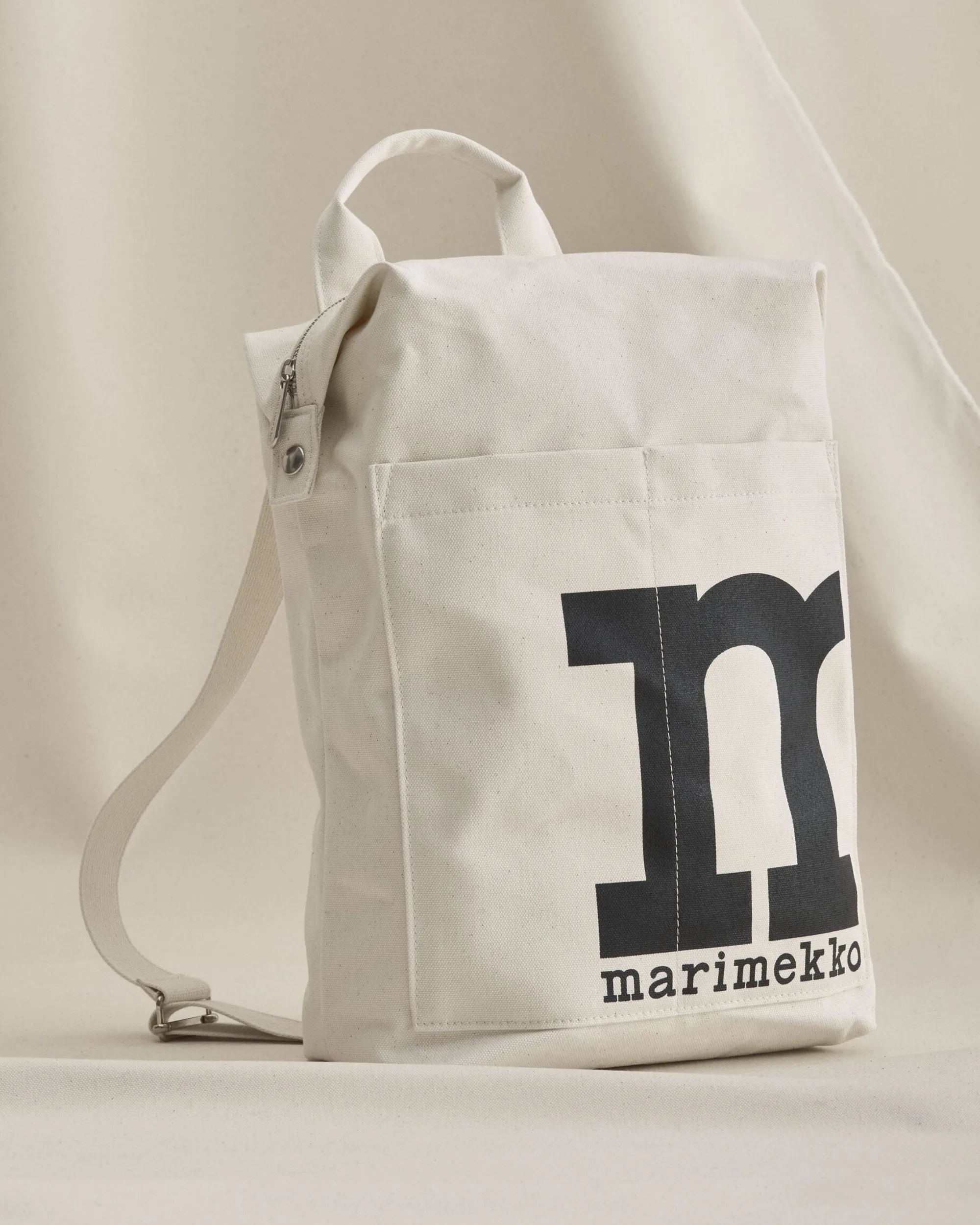 Laukut Marimekko Kangaslaukut^Mono Backpack Solid Reppu