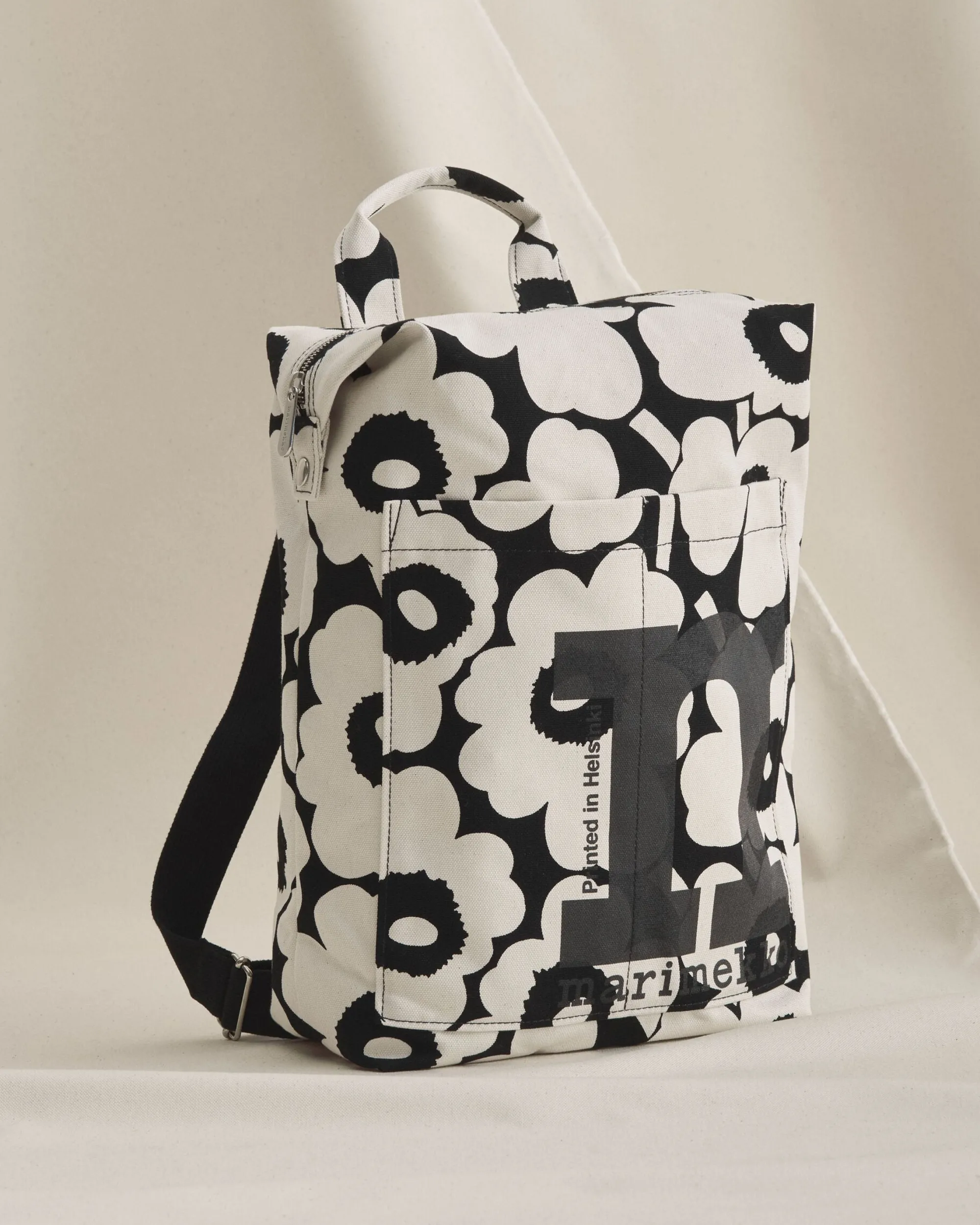Laukut Marimekko Kangaslaukut^Mono Backpack Unikko Reppu