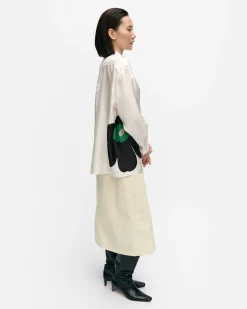 Vaatteet Marimekko Paidat Ja Tunikat^Outi Heijastus Unikko Silkkipaita