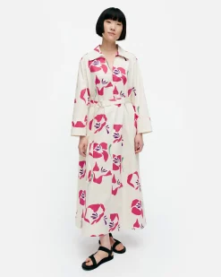 Vaatteet Marimekko Mekot^Perenna Helakka Puuvillapopliinimekko