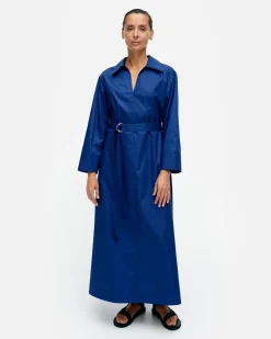 Vaatteet Marimekko Mekot^Perenna Solid Puuvillapopliinimekko