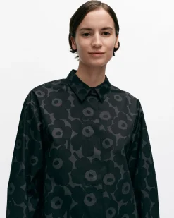 Vaatteet Marimekko Paidat Ja Tunikat^Ruoste Mini Unikko Puuvillapopliinipaita