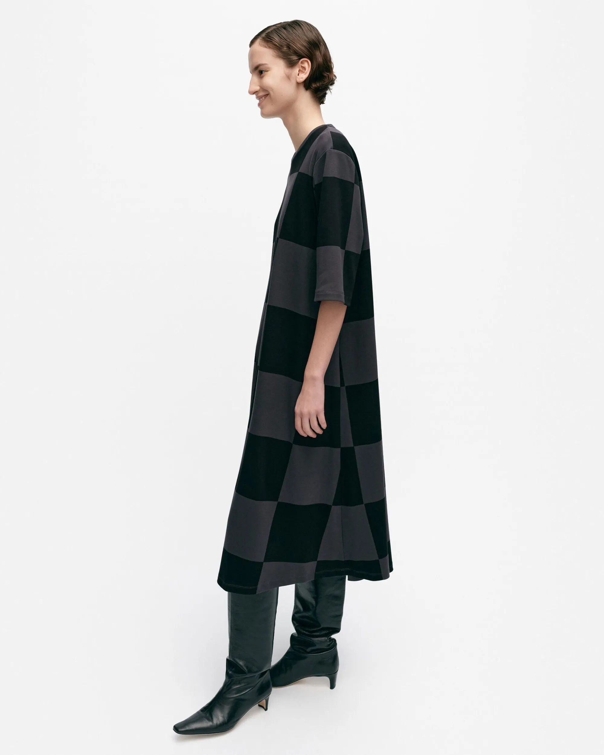 Vaatteet Marimekko Mekot^Tangentti Kukko Ja Kana Trikoomekko