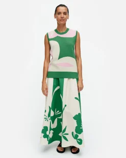 Vaatteet Marimekko Neuleet^Vesikko Poiminto Puuvillaneuleliivi