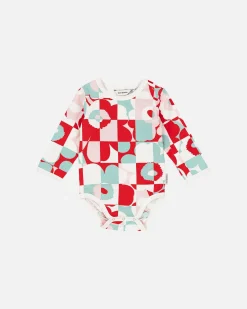 Vaatteet Marimekko Lastenvaatteet^Vinde Ruutu Unikko Body